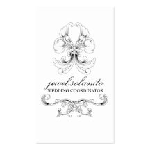 elegancia de lujo 311-White Tarjetas De Visita