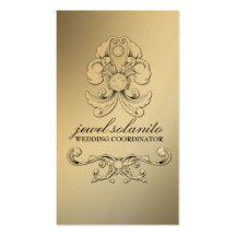 elegancia de lujo del diamante 311-Gold Tarjeta De Visita