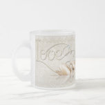 Elegancia del damasco - apenas casada tazas