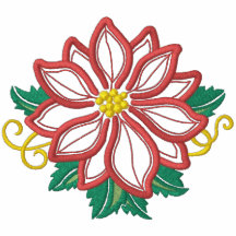 Elegancia del Poinsettia Camiseta Polo