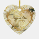 Elegancia del rosa blanco - personalizar ornatos