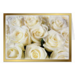 Elegancia del rosa blanco tarjeta