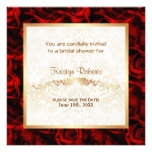 Elegancia del rosa rojo - ducha comunicados personales 