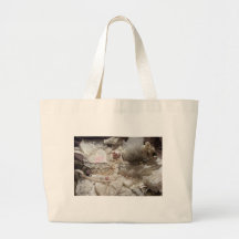 Elegancia y romance bolsas lienzo