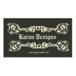 Elegante real tarjeta de visita