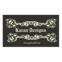 Elegante real tarjeta de visita