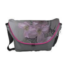 Elegantes elegantes femeninos del © P Wherrell pal Bolsas Messenger