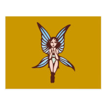 Elfe Fee fairy Postkarte