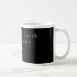 Elija la razón o la fe taza