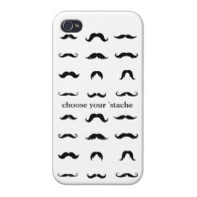 Elija su 'stache iPhone 4 carcasa