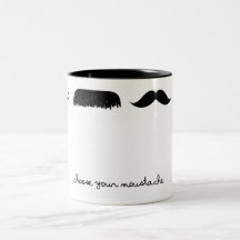 elija su taza del bigote