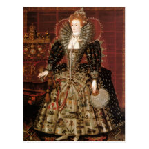 Elizabeth I c 1599 Postales