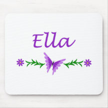 Ella (mariposa púrpura) tapetes de raton