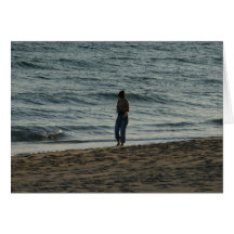 Ella vende Seashells Tarjeta
