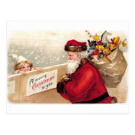 Ellen H. Clapsaddle - Santa con el niño Postal