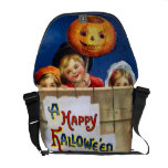 Ellen H. Clapsaddle: Tres niños de Halloween bolsas messenger