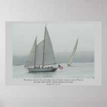 Ellos que van abajo al mar en naves… Escritura Posters