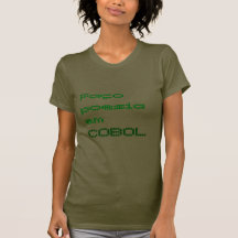 Em COBOL del poesia de Faço Camiseta