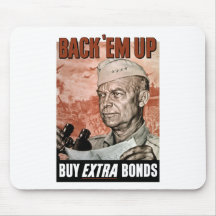 Em trasero del ` para arriba -- General Eisenhower Alfombrillas De Ratones