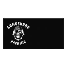 Embalaje de Longshore Tarjeta Fotográfica Personalizada