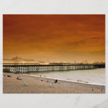 Embarcadero de Brighton, Inglaterra Flyer Personalizado