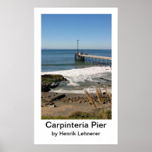 Embarcadero de Carpinteria Poster