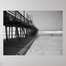 Embarcadero de la playa poster