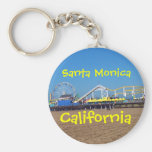 Embarcadero de Santa Mónica, California Llavero Personalizado