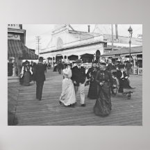 Embarcadero del océano en Atlantic City 1902 Impresiones