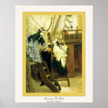 Embarque de la bella arte del ~ de James Tissot de Posters