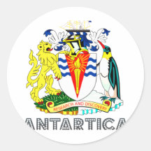 Emblema de Antartican Pegatinas
