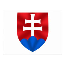 Emblema de Eslovaquia para Slovaks Tarjetas Postales
