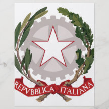 Emblema de Italia Tarjetas Publicitarias