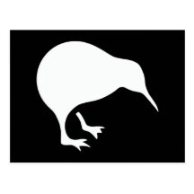 Emblema de Nueva Zelanda del kiwi Tarjeta Postal