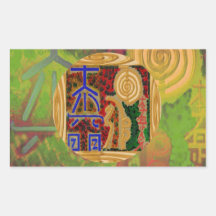 Emblema de ReikiHealingSymbol de Navin Joshi Rectangular Altavoces