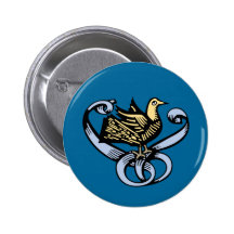 Emblema del pájaro del vintage pin