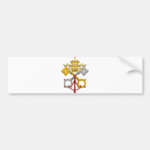 Emblema del papa oficial Symbol Coat del papado Pegatina De Parachoque
