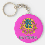 Emblema estonio llaveros personalizados