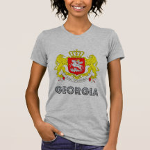 Emblema georgiano camiseta