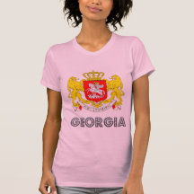Emblema georgiano camisetas