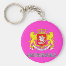 Emblema georgiano llavero personalizado