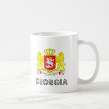 Emblema georgiano tazas de café