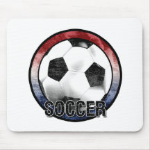 Emblema los E.E.U.U. Mousepad del fútbol Alfombrilla De Ratón