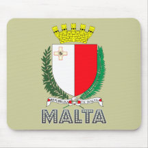 Emblema maltés alfombrillas de ratón