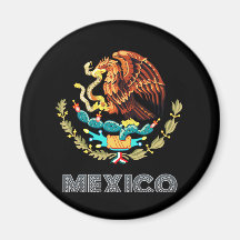 Emblema mexicano iman de frigorífico