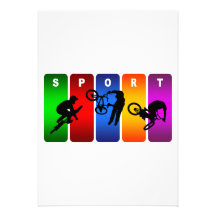 Emblema multicolor de BMX Anuncios