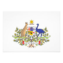 Emblema nacional australiano anuncio personalizado