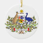 Emblema nacional australiano ornaments para arbol de navidad