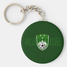 Emblema radical del fútbol del logotipo verde de S Llavero Personalizado
