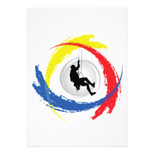 Emblema tricolor de la escalada anuncios  